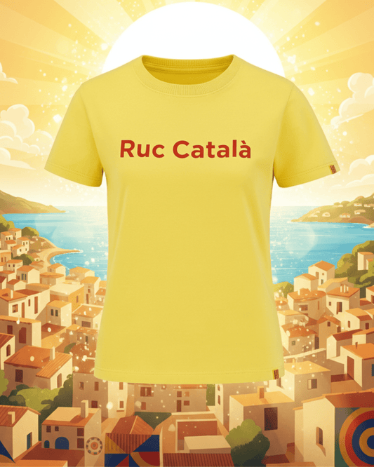 T-shirt SOL D’OR SENZILL – Streetwear catalan unisexe - Ruc Català
